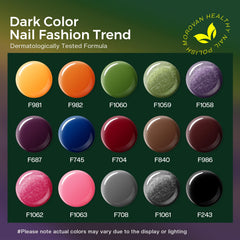 Morovan black shimmer nail polish bottle delivers a bold, quick-dry sparkle