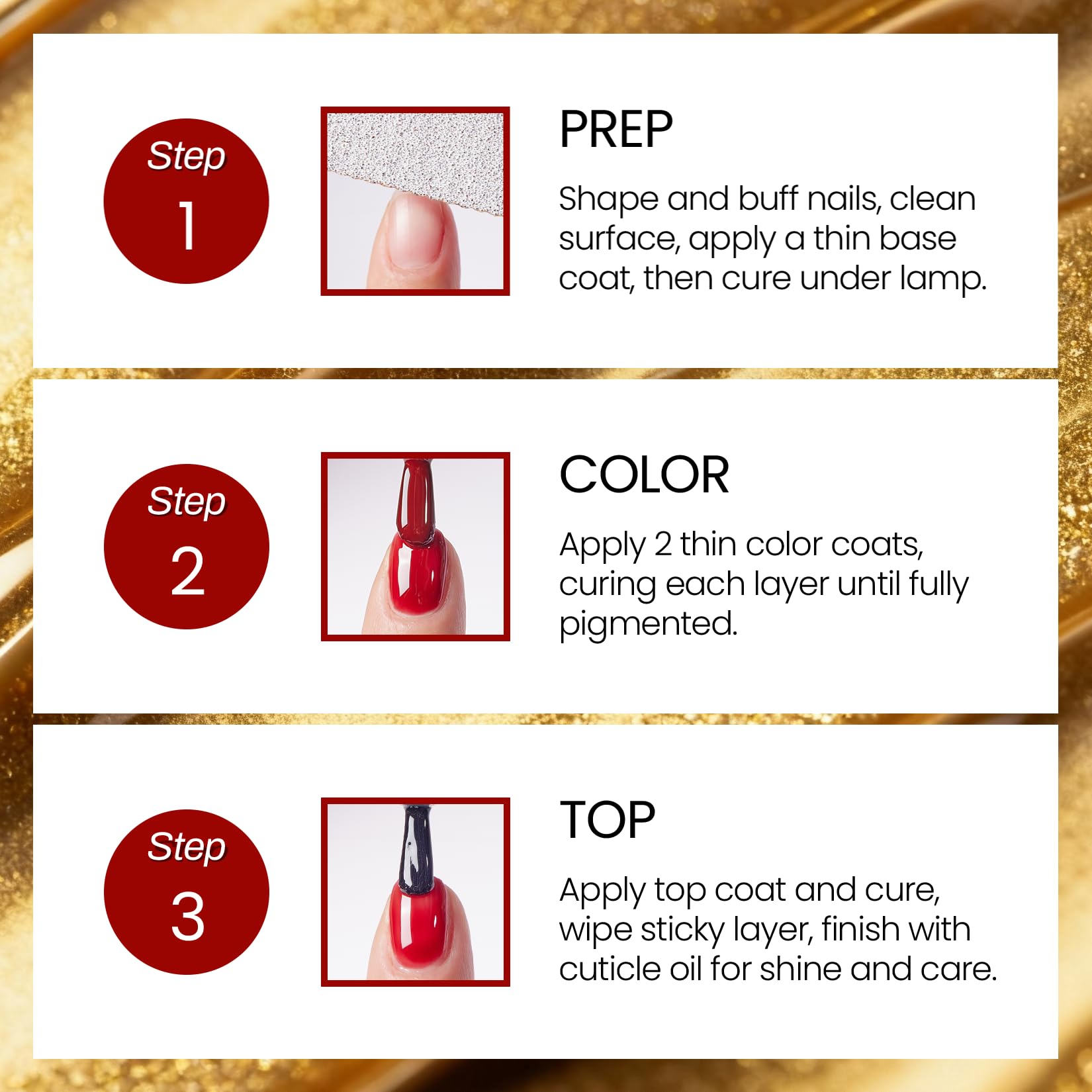 Morovan Christmas gel nail polish ready to cure under LED light for salon shine.