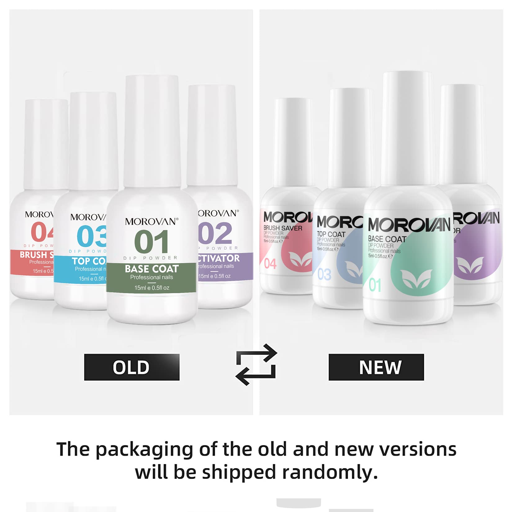 Morovan dip powder jar shown as a compact home kit.