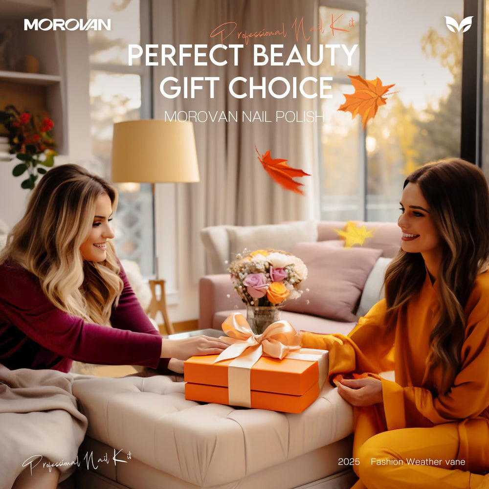 Morovan gift-ready nail polish set ideal for gifting and spa days.