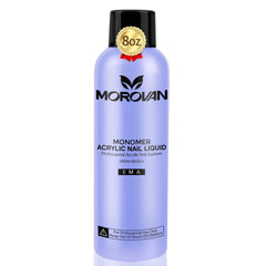 Morovan Monomer Nail Liquid 8oz bottle pour for smooth acrylic nails