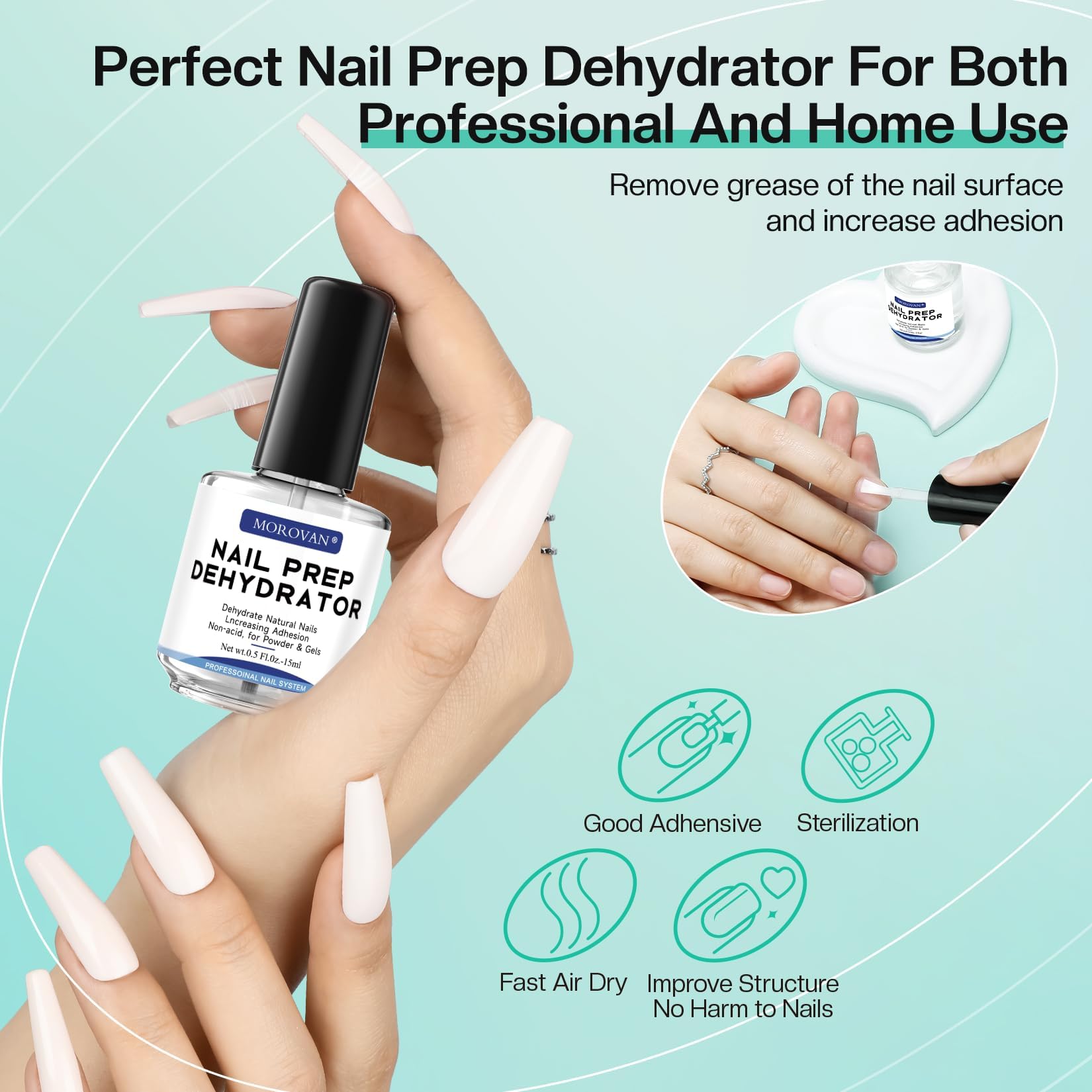 Morovan Dehydrator priming step highlighting smooth surface preparation