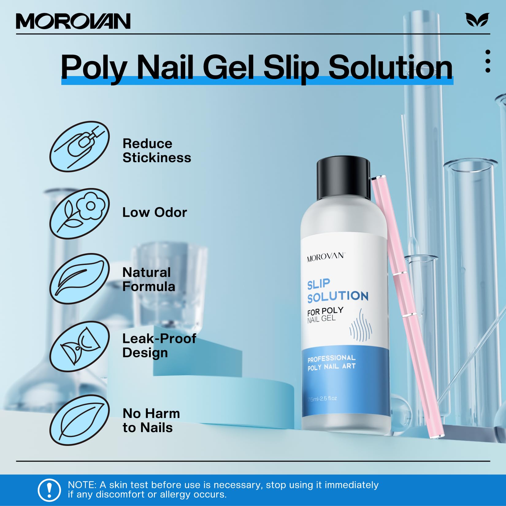 Morovan nail file 100/180 grit designed for precise shaping