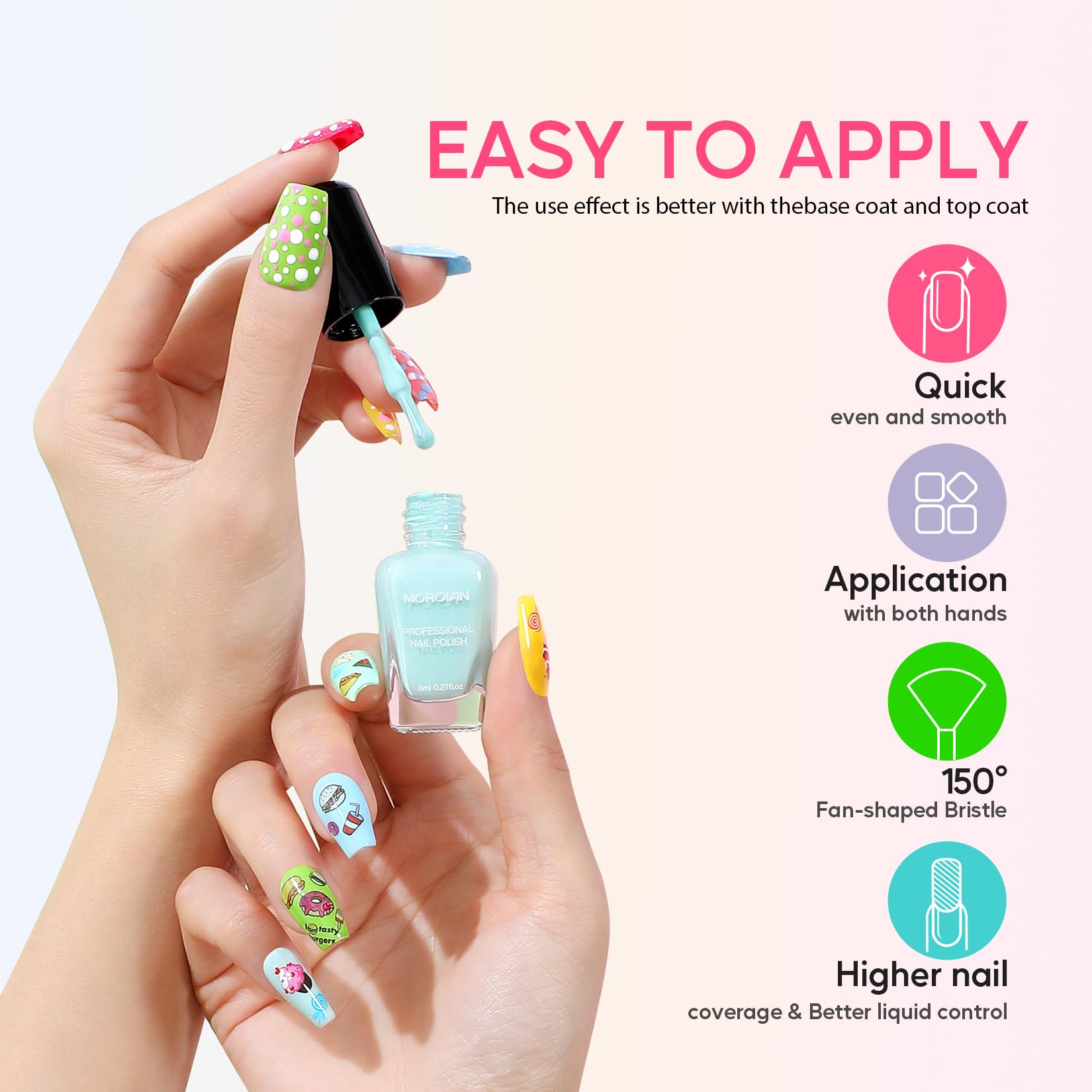 Morovan Easter gift pack image presents a cheerful set for holiday manicures.