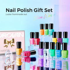 Morovan 2‑in‑1 base coat and top coat delivering a glossy, durable finish