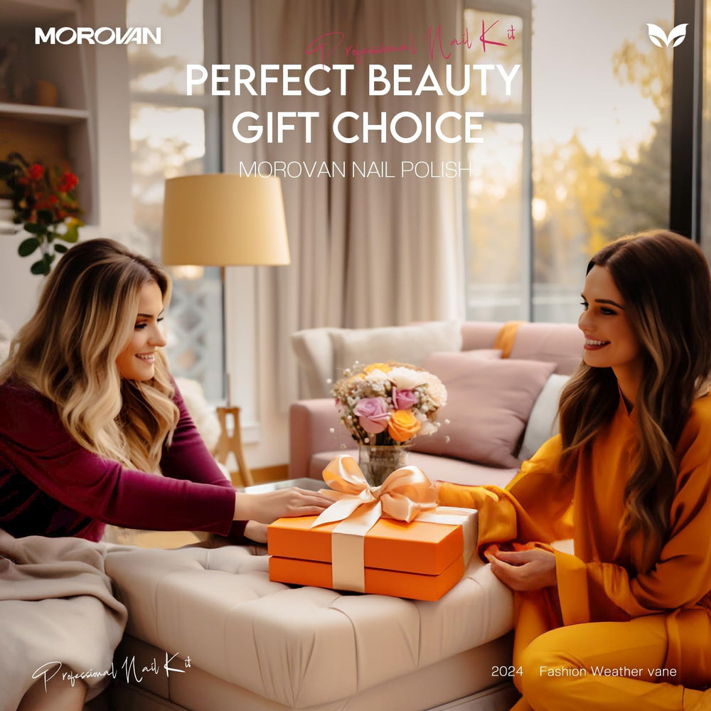 Morovan nail polish set gift-ready presentation ideal for celebrations and gifting.