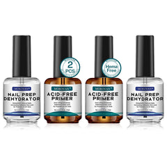 Morovan Nail Prep Dehydrator bottle removes oils for stronger adhesion.