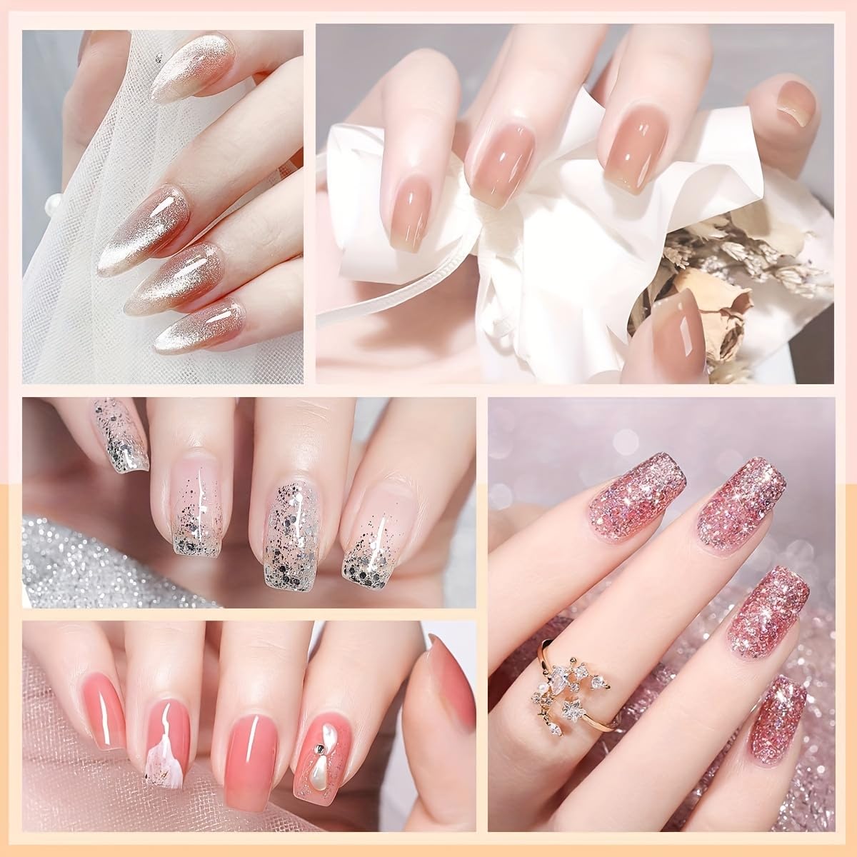 Morovan no lamp needed acrylic application for faster at-home nails