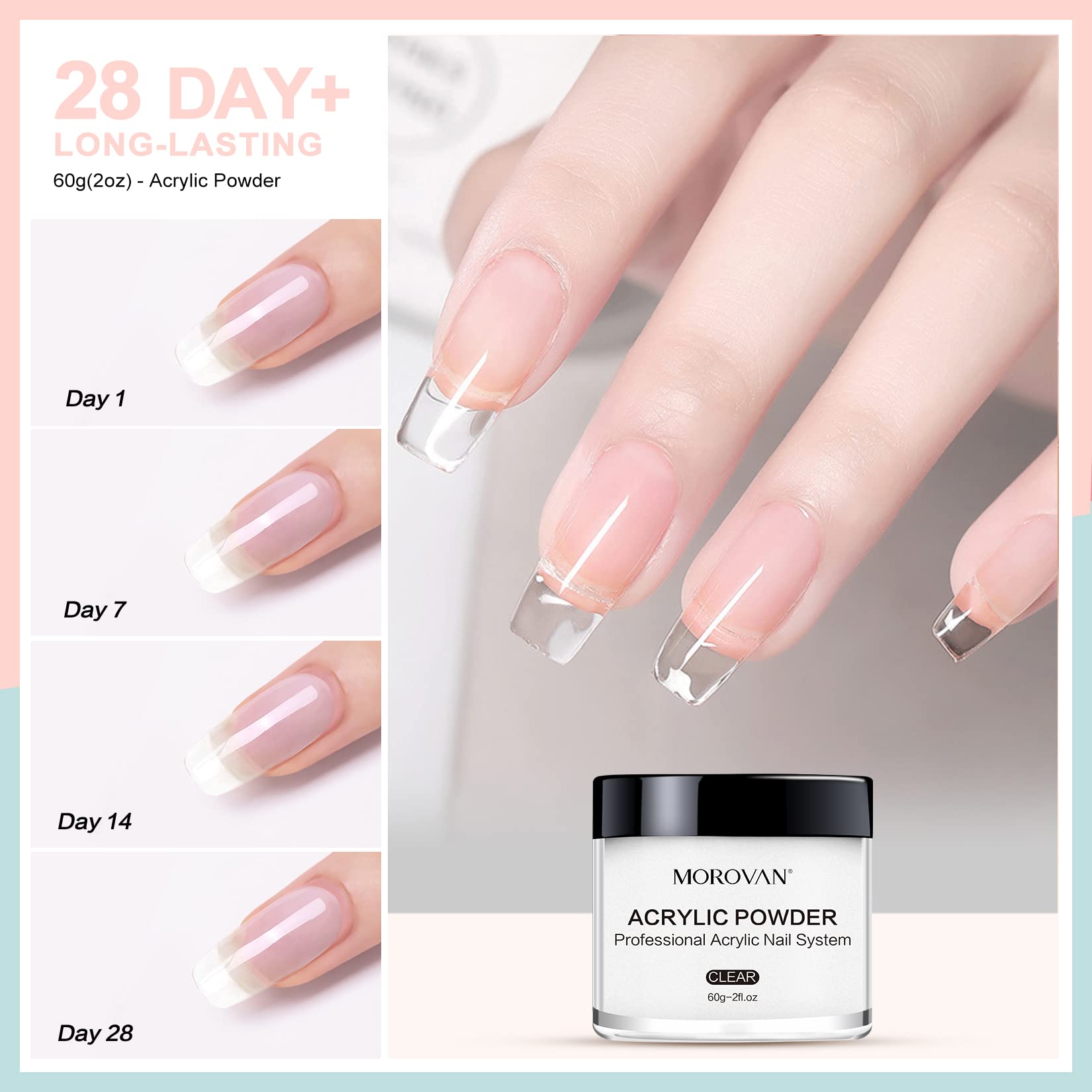 Morovan no-lamp-needed drying powder speeds up nail art sessions