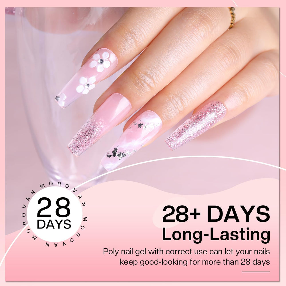 Morovan Poly Gel Nail Art 3D capabilities for creative designs.