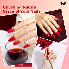 Morovan candy-apple-red polish for bold daytime wear and events.