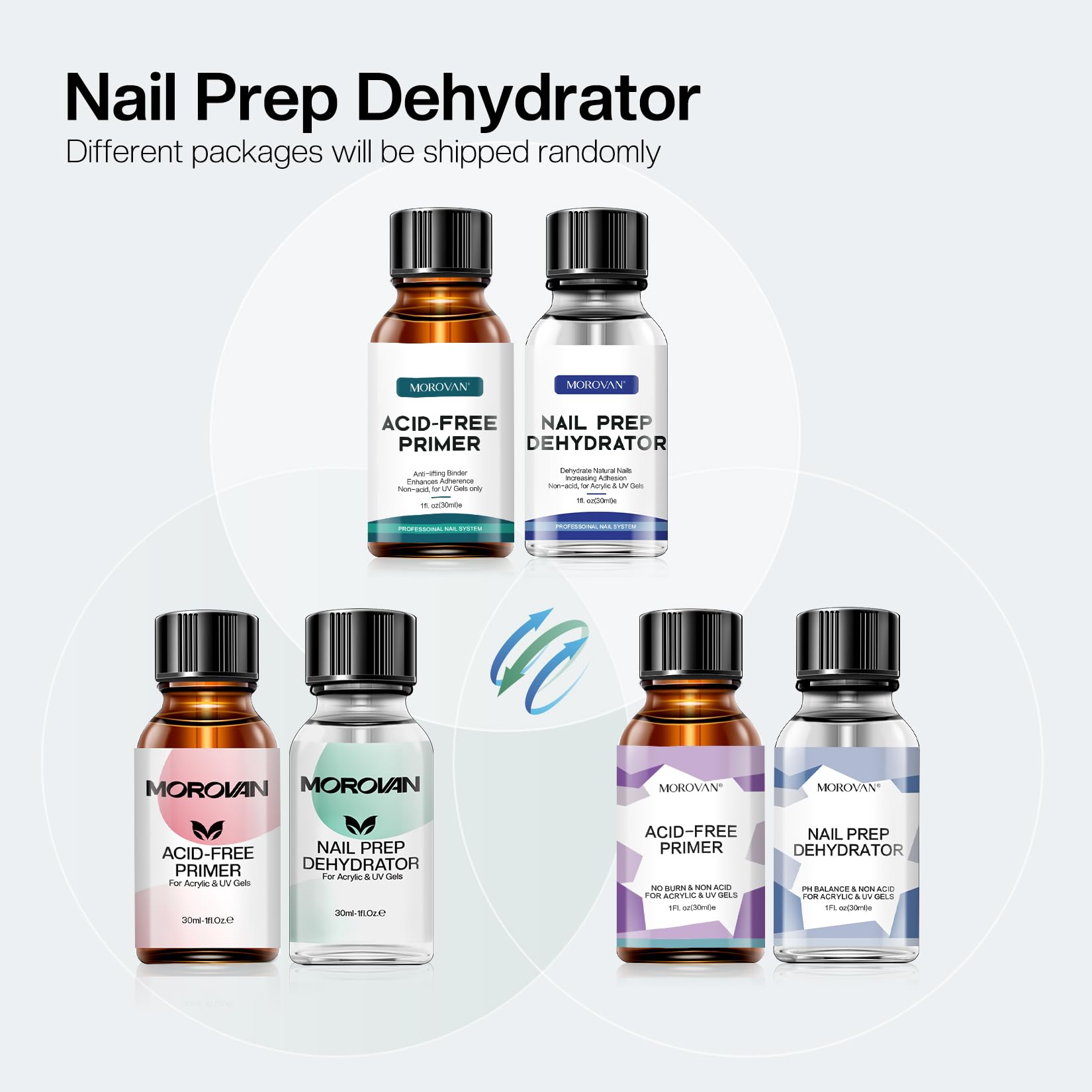 Morovan Travel-friendly set shown in compact packaging for on-the-go manicures.