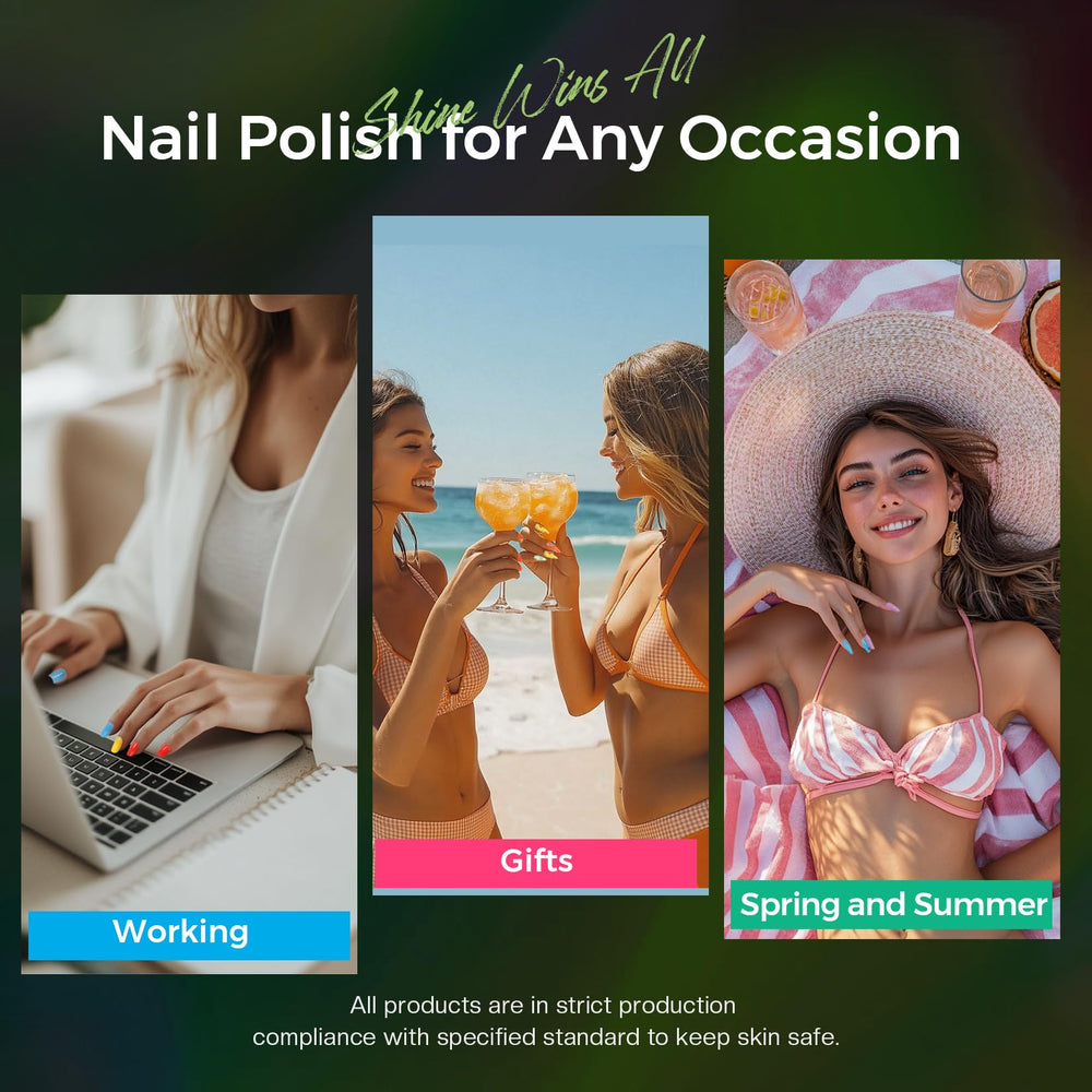 Morovan yellow nail polish bottle adds sunny pop to nails