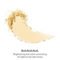 Morphe Bake & Set being applied with brush for seamless setting