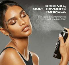 MORPHE Continuous Setting Mist natural radiant finish adds subtle glow