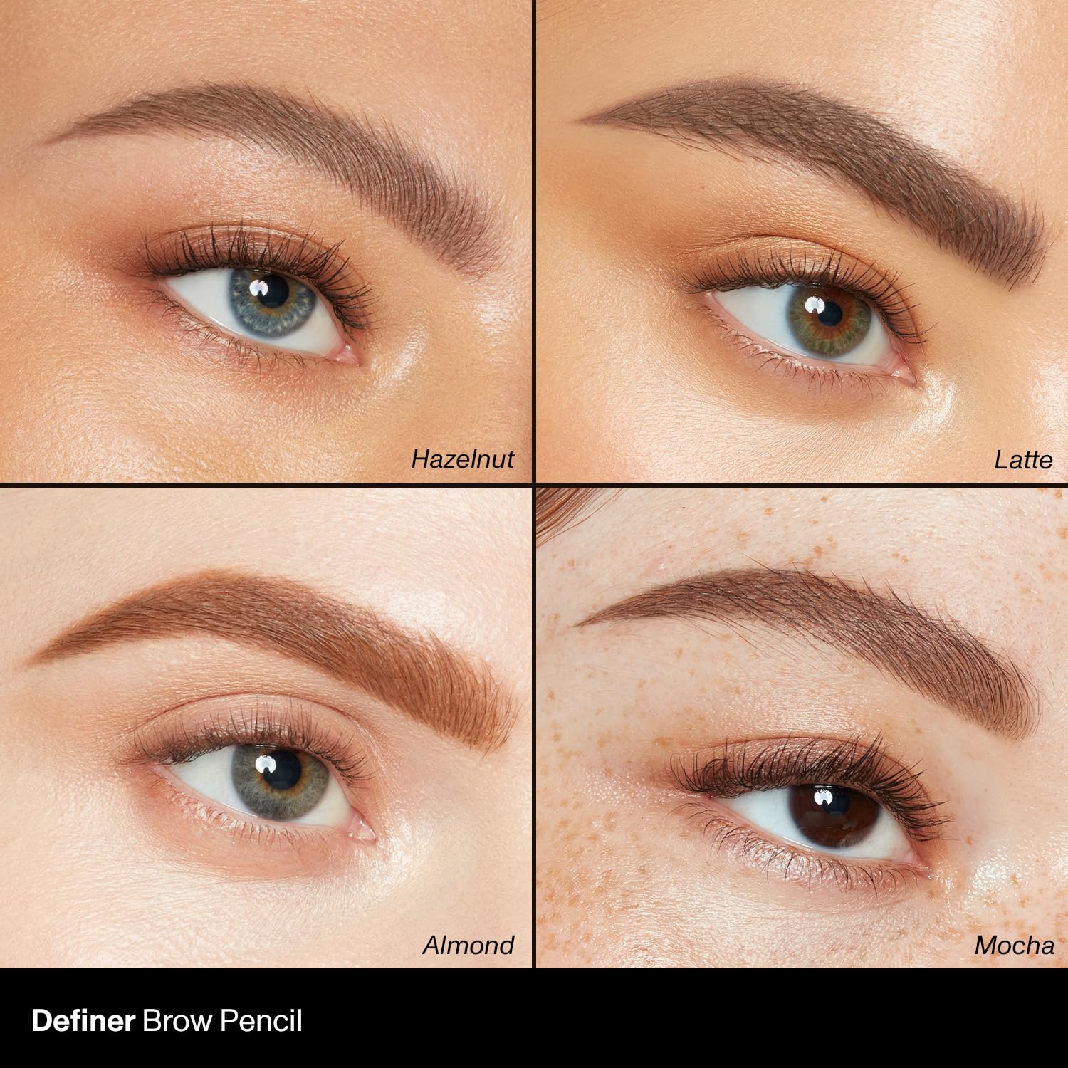 MORPHE Definer Latte step-by-step usage shows shaping, defining, blending.
