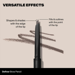 MORPHE Definer Latte swatches illustrate shade match and blendability.