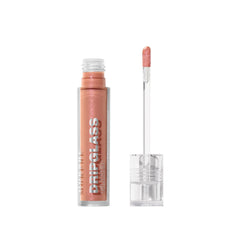 MORPHE Dripglass Beige Beam bottle close-up showing glassy shine and hydration.