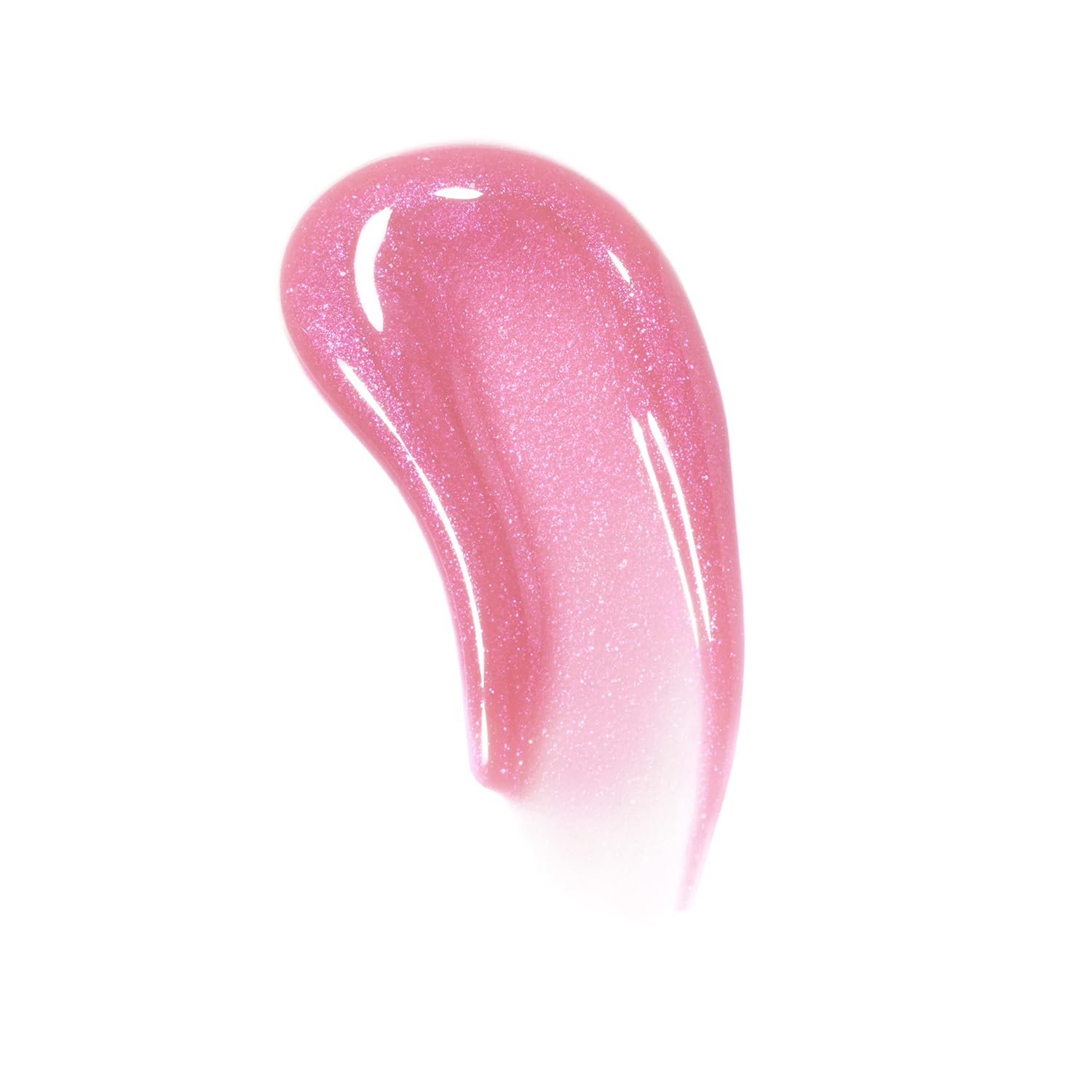 Close-up shows a glass-like finish for luminous lips with MORPHE Dripglass.