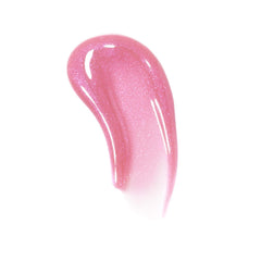 Close-up shows a glass-like finish for luminous lips with MORPHE Dripglass.