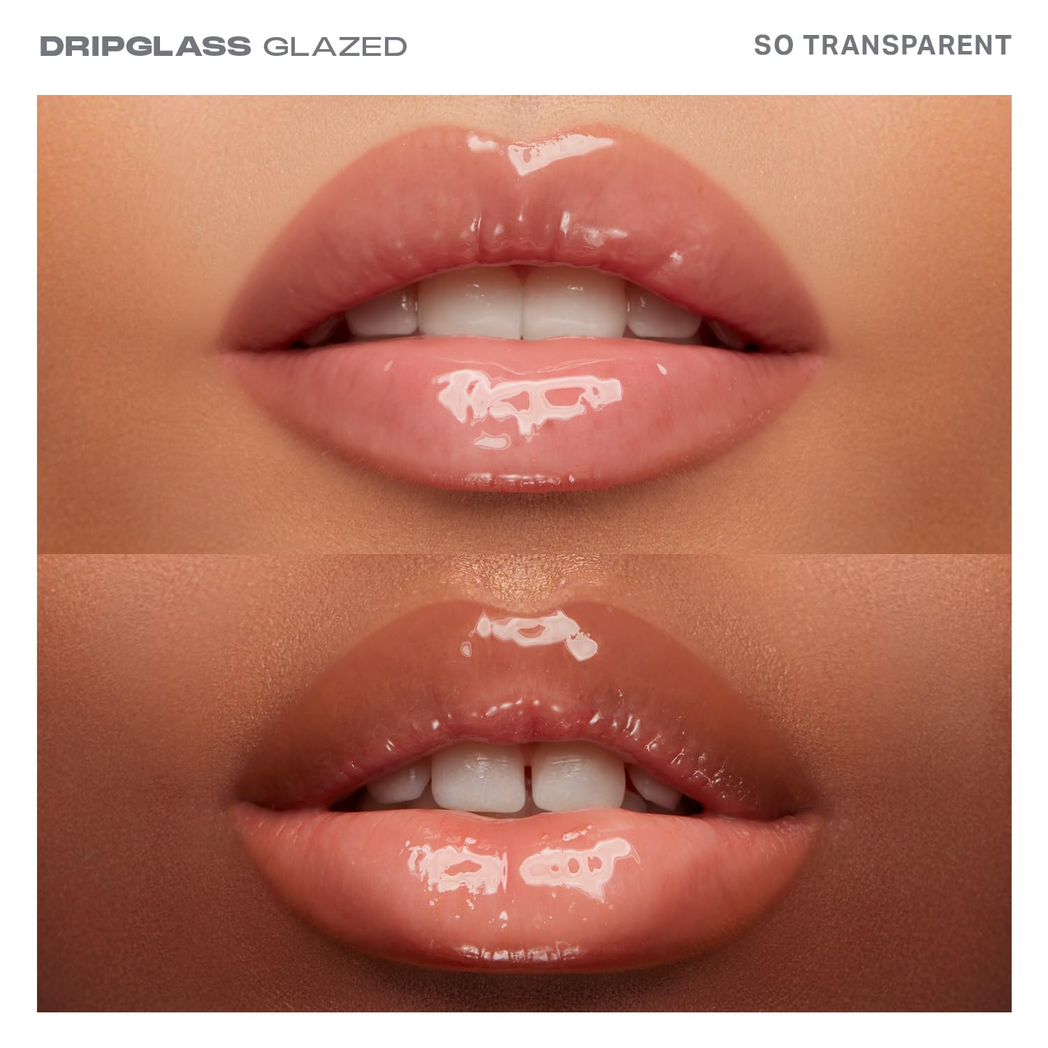 MORPHE Dripglass lip gloss applicator closeup for precise color application
