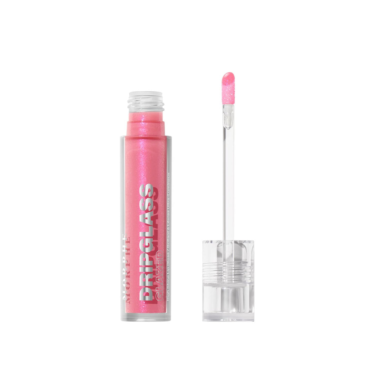 MORPHE Dripglass in Opalescent Orchid delivers glassy shine with nourishing hydration.