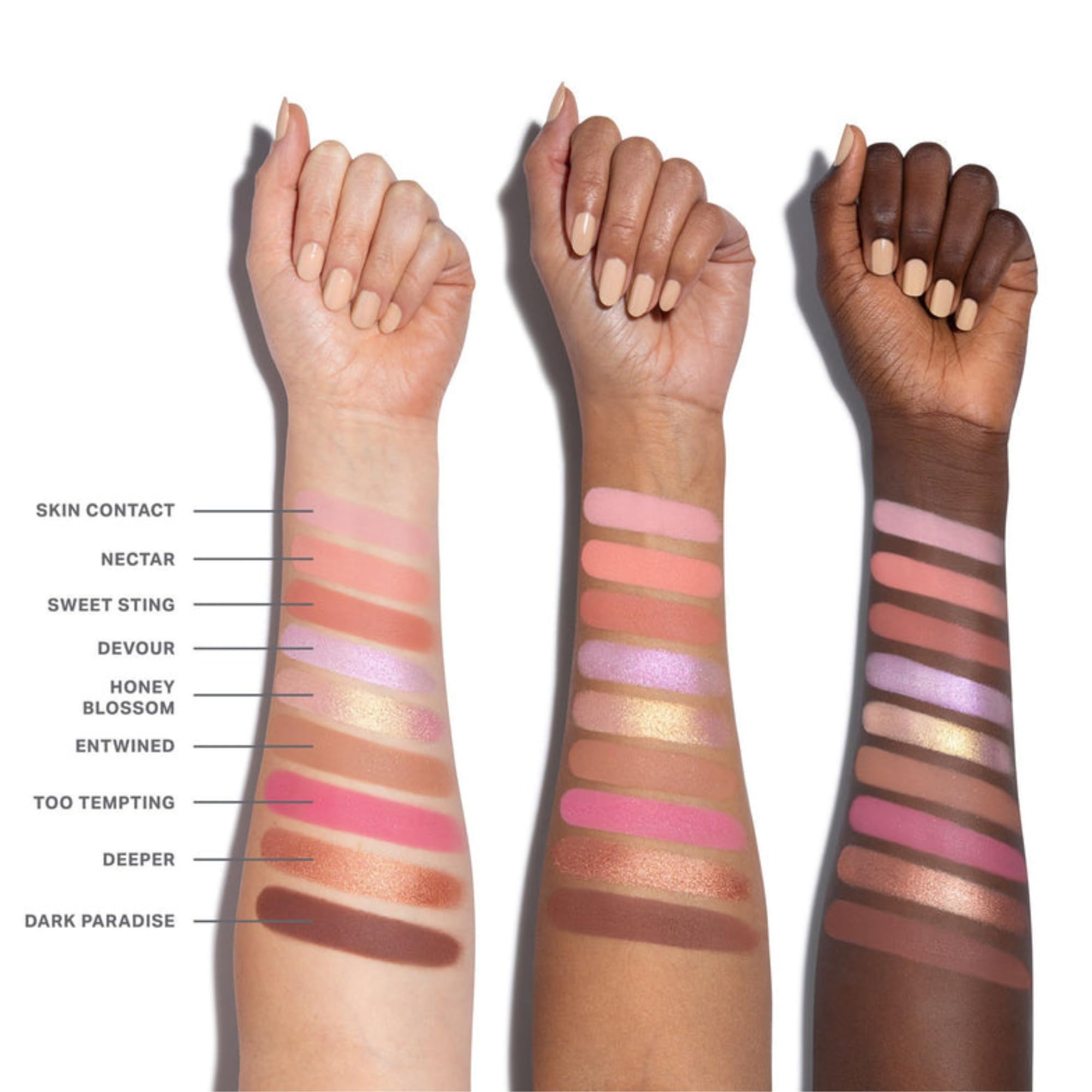 MORPHE Forbidden Honey palette close-up highlighting rich pigments