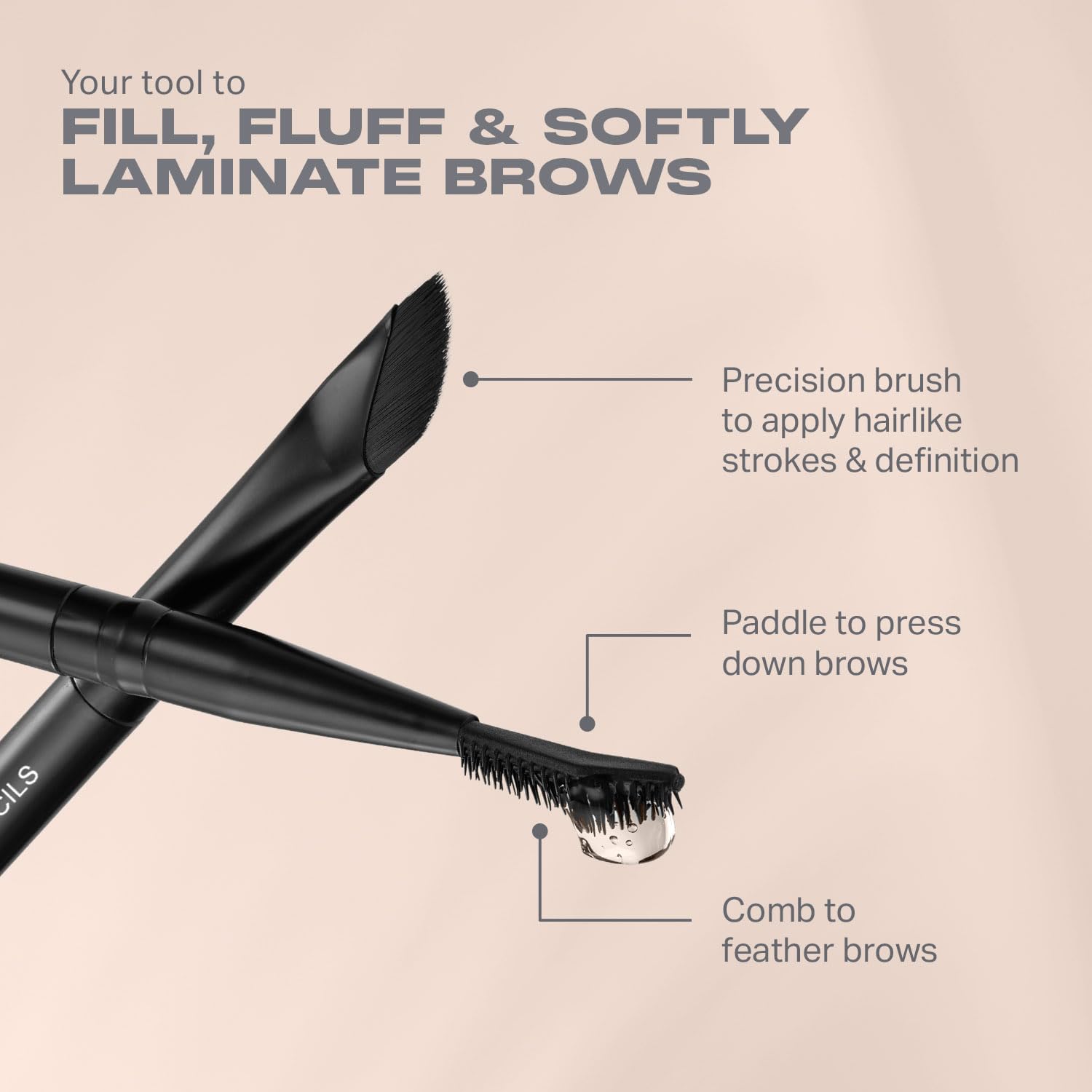 Morphe High Archiever brow definition close-up with sculpted arch