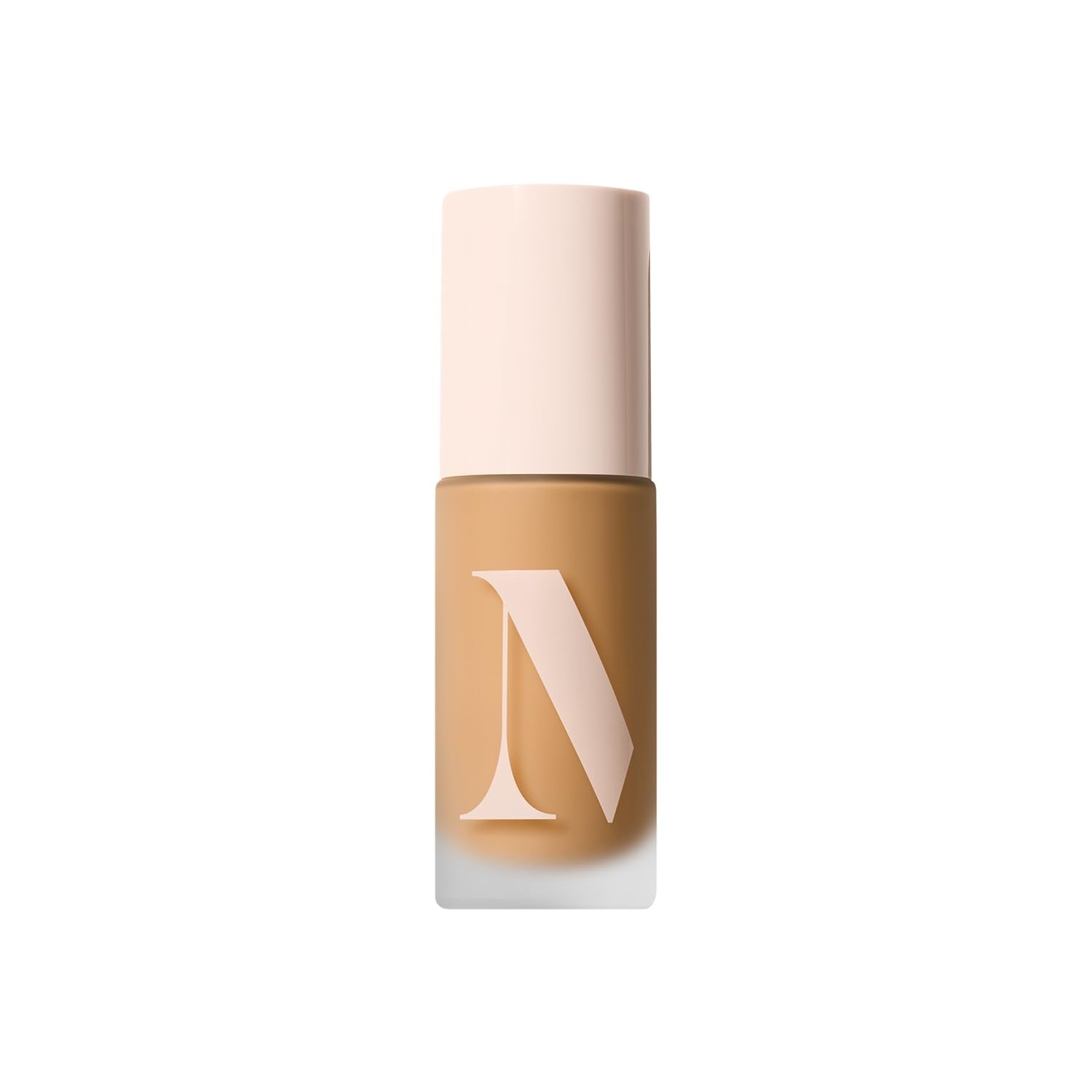MORPHE Lightform Dewy Foundation bottle pump showing easy hydration on the go