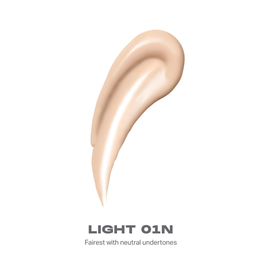 Applying Lightform with swirl on cheek to demonstrate buildable coverage