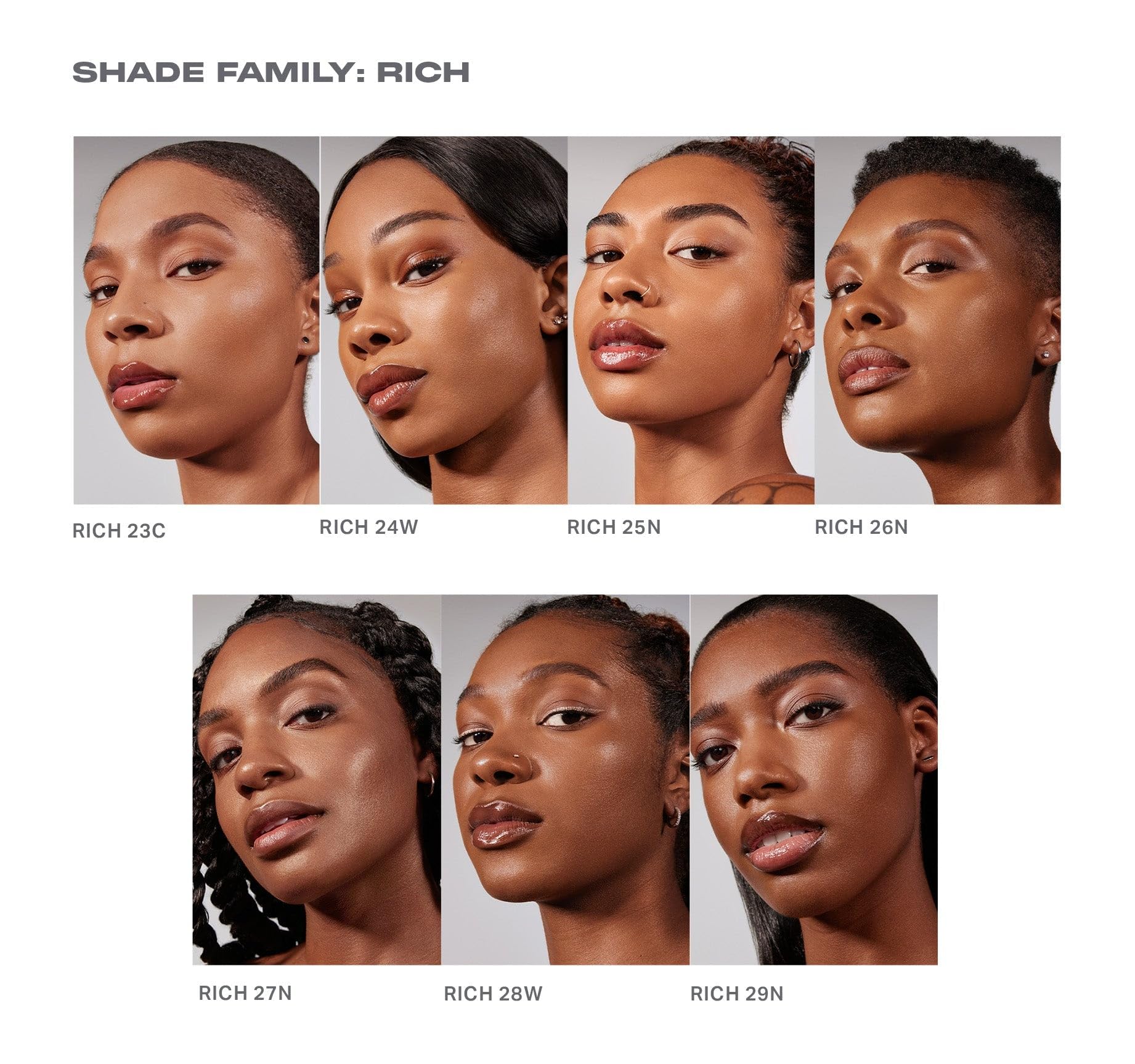 Foundation blended on skin delivering natural glow and balanced moisture throughout wear