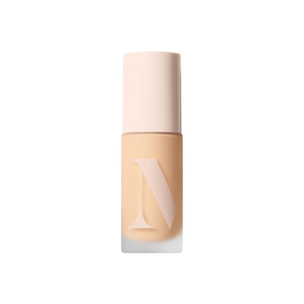 Morphe Lightform Dewy Foundation bottle with pump for lasting, buildable coverage.