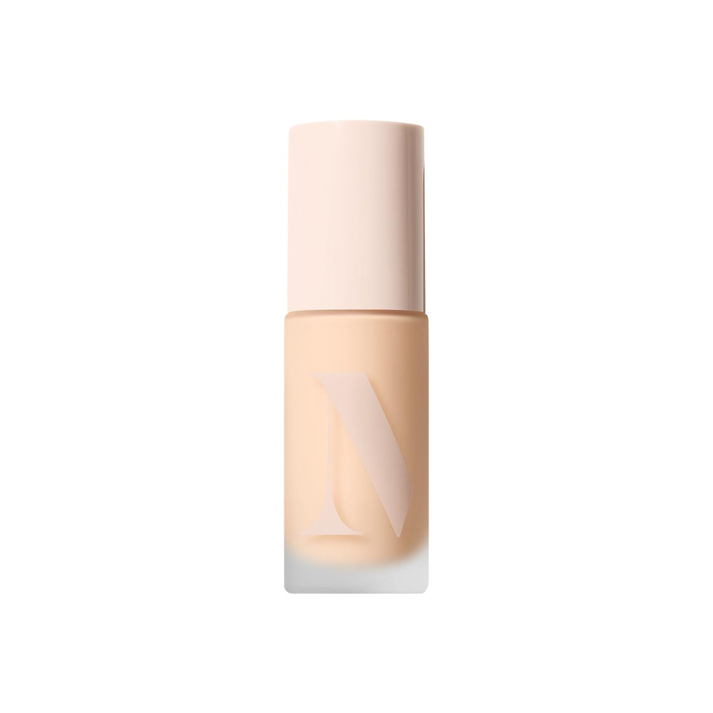 Morphe Lightform Dewy Foundation bottle shows a hydrated base for daily radiance.