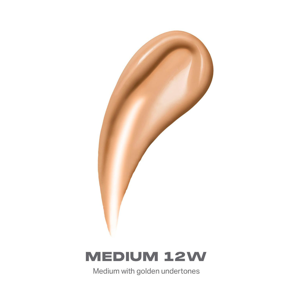 MORPHE Lightform Dewy Foundation pump-dispense demonstrates controlled, easy-to-build application
