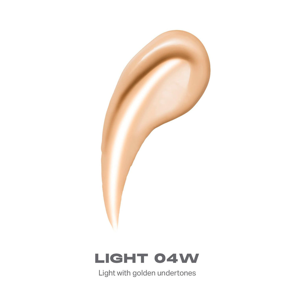 MORPHE Lightform swatch light-04w on skin shows buildable medium coverage
