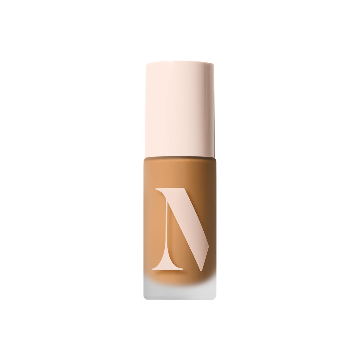 Morphe Lightform Dewy Foundation bottle with pump for quick, even application.
