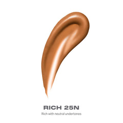 Close-up texture swatch of Morphe Lightform reveals dewy, buildable coverage