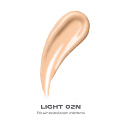 Morphe Lightform M101 dual-ended brush applying buildable coverage smoothly.