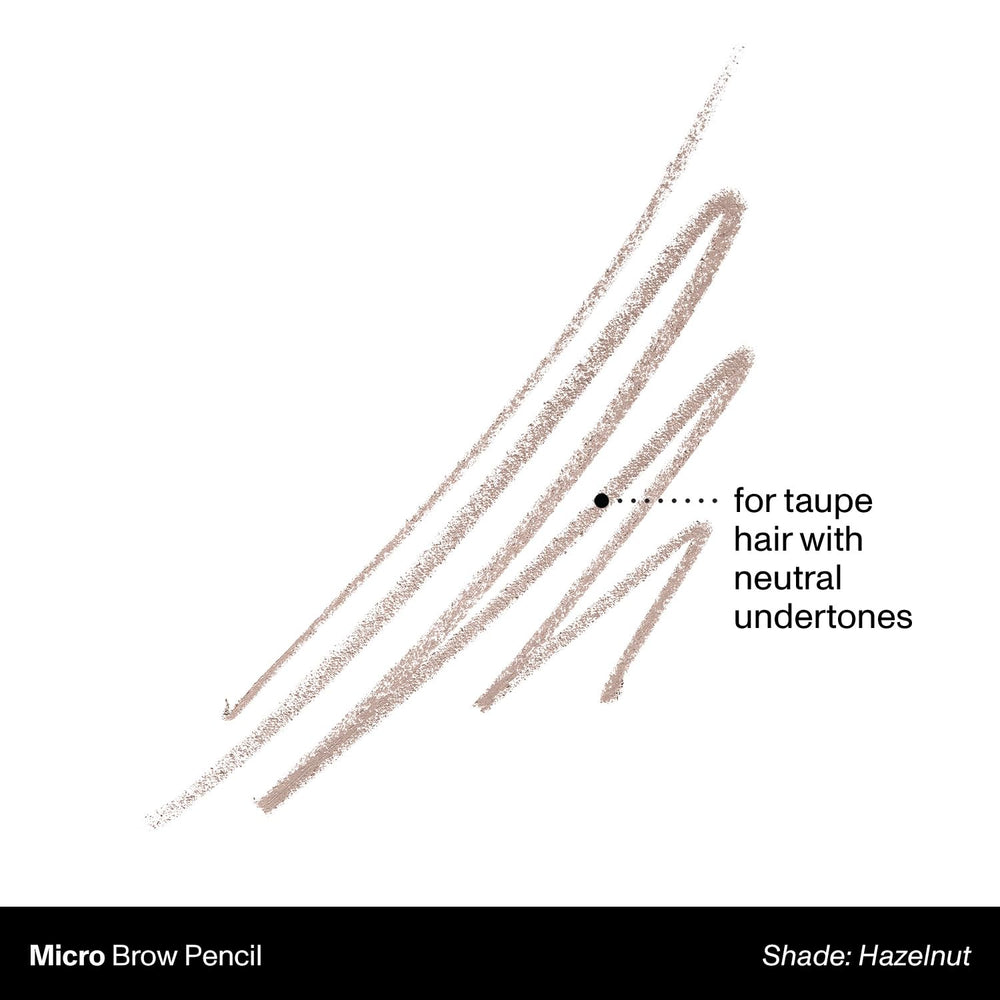 MORPHE Micro Dual Eyebrow Pencil Hazelnut shade for seamless color matching
