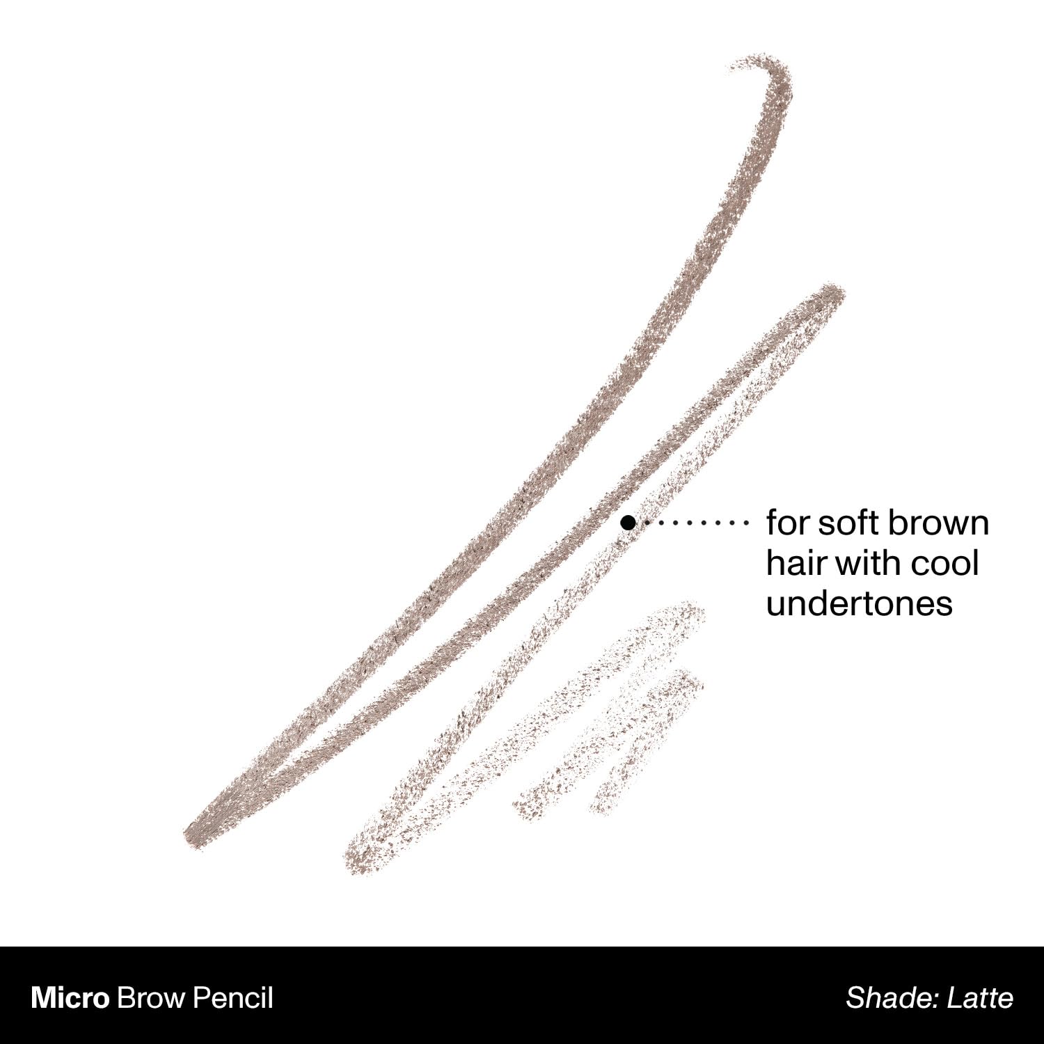 MORPHE Micro Dual Brow Pencil Latte case highlights retractable design for on the go use
