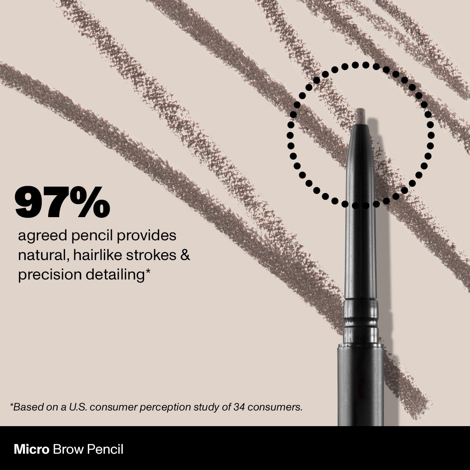 MORPHE Micro Dual Eyebrow Pencil two-color technique creates natural brows.