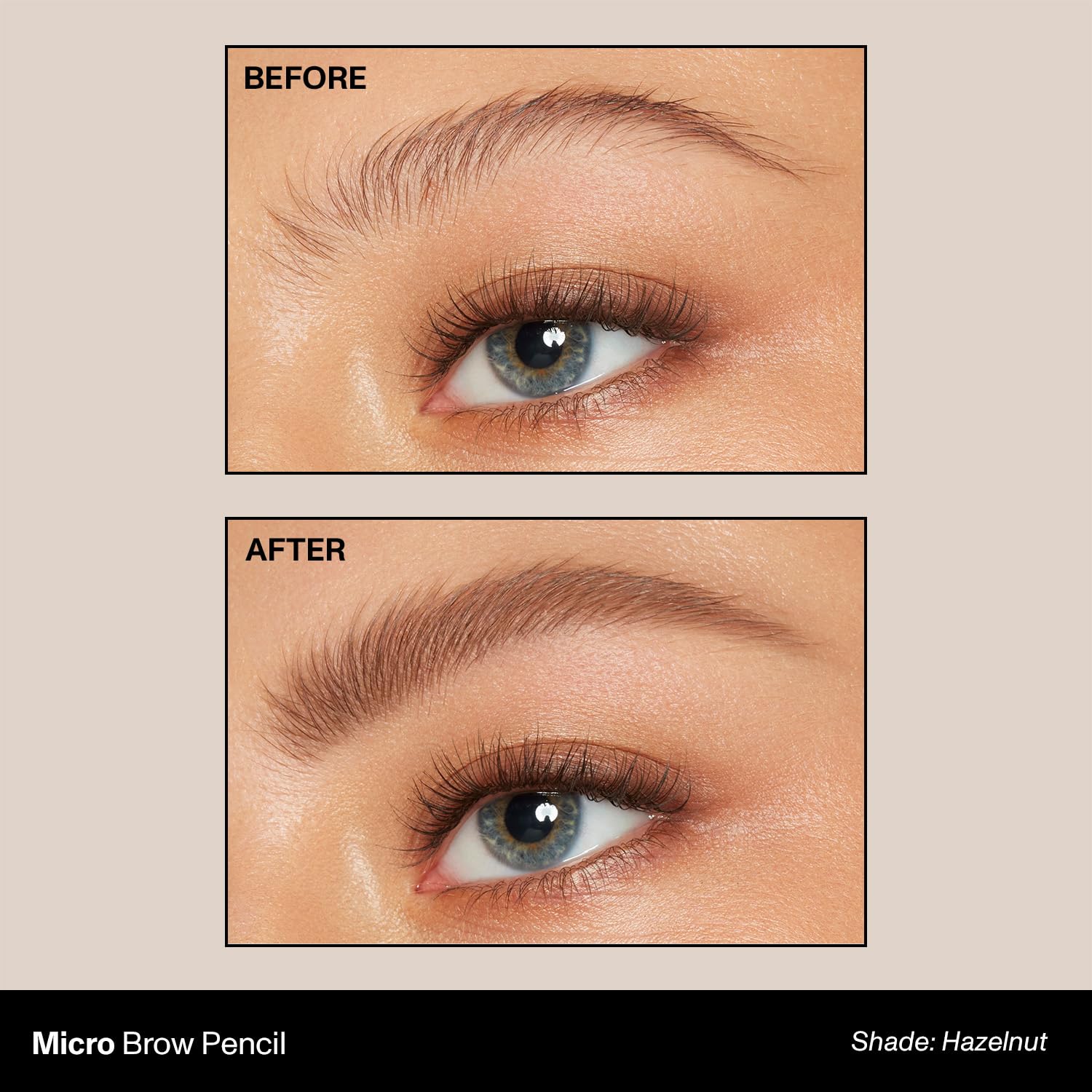 MORPHE Micro Dual Eyebrow Pencil spoolie blends brows for natural shape