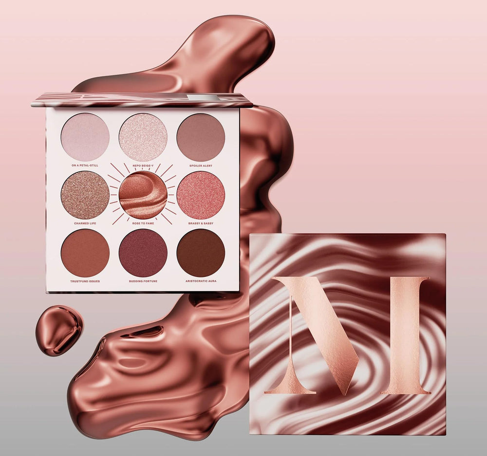 MORPHE Rich and Foiled Artistry Palette texture variety for multidimensional looks.