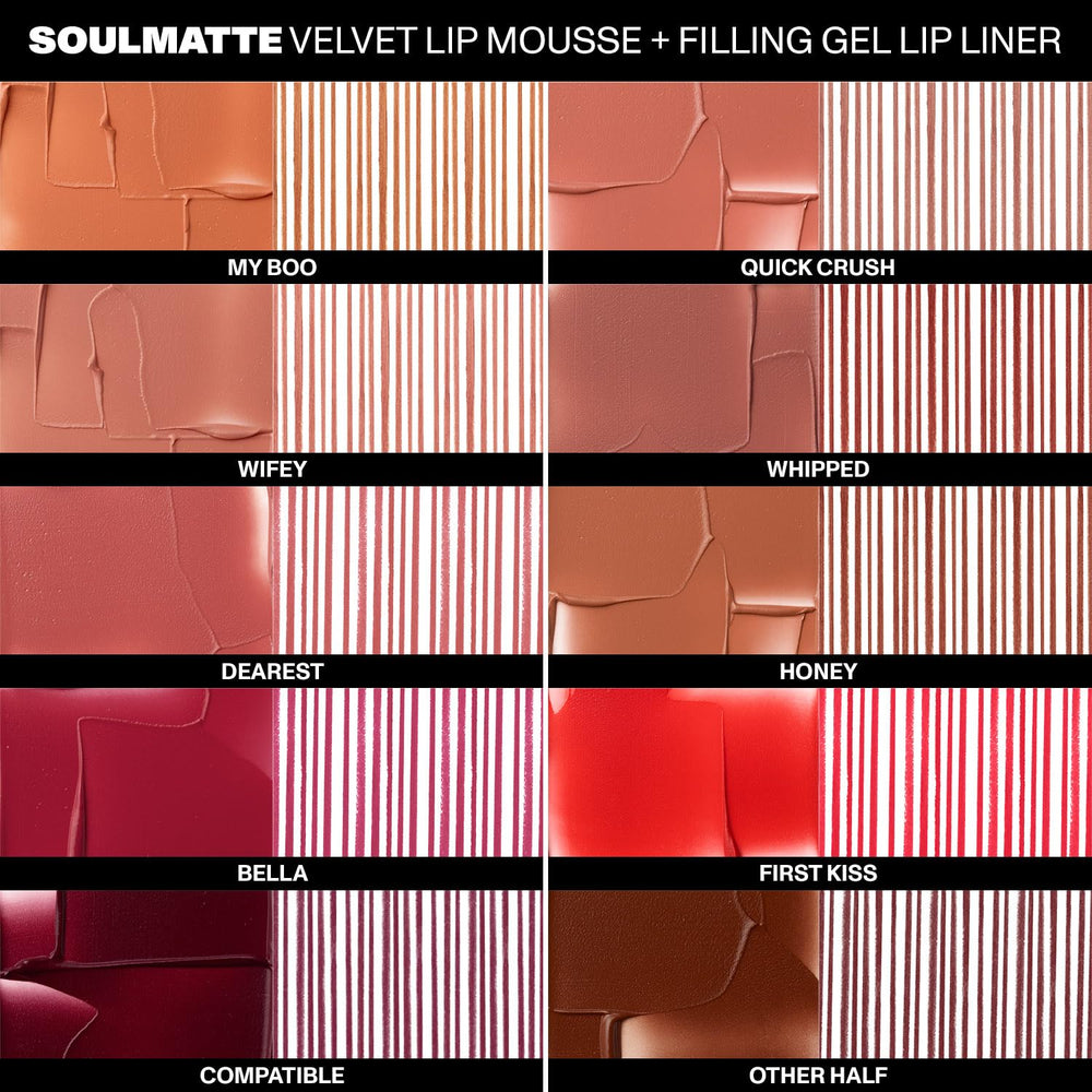 MORPHE Soulmatte retractable lip liner offers easy, precise lip application.