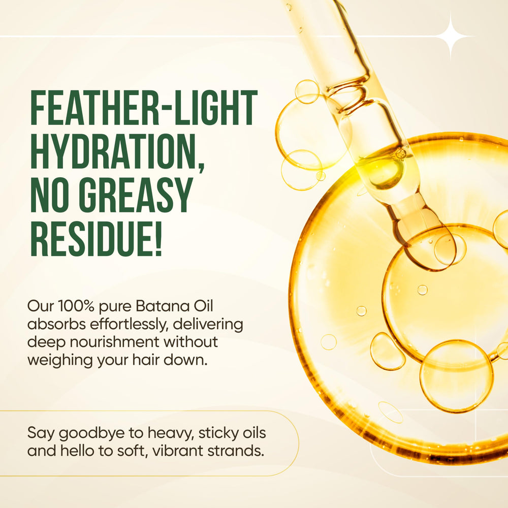Morstar Batana Oil helps tame frizz and guards from heat.