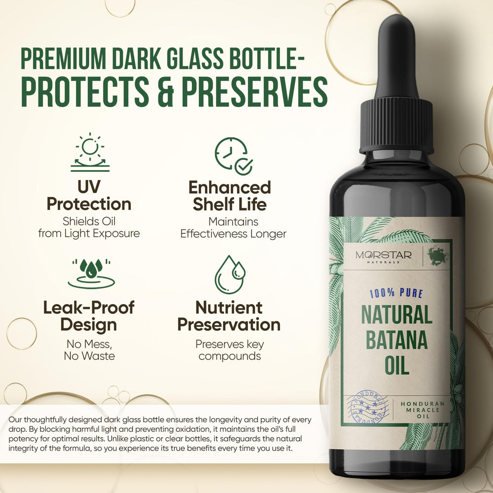 Morstar Batana Oil applied to scalp for even distribution.