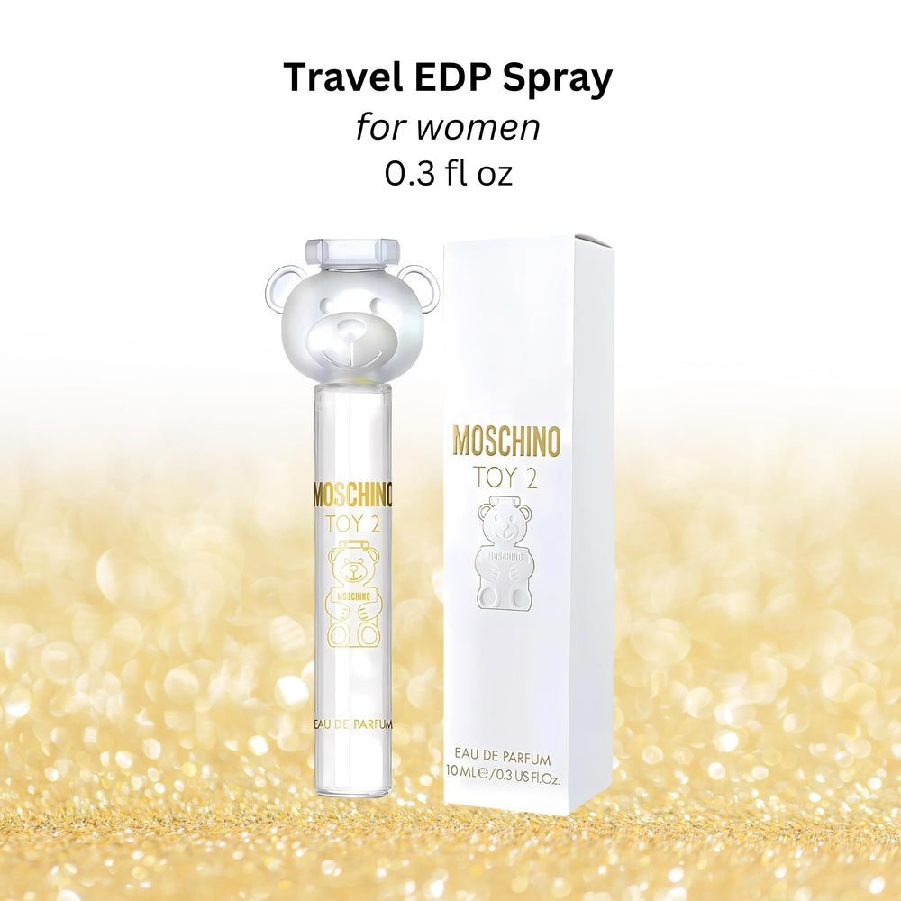 Moschino Toy 2 mini EDP packaging showing chic gift-worthy presentation