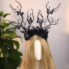 MOSTORY Branch Headband handmade close-up highlights meticulous craftsmanship
