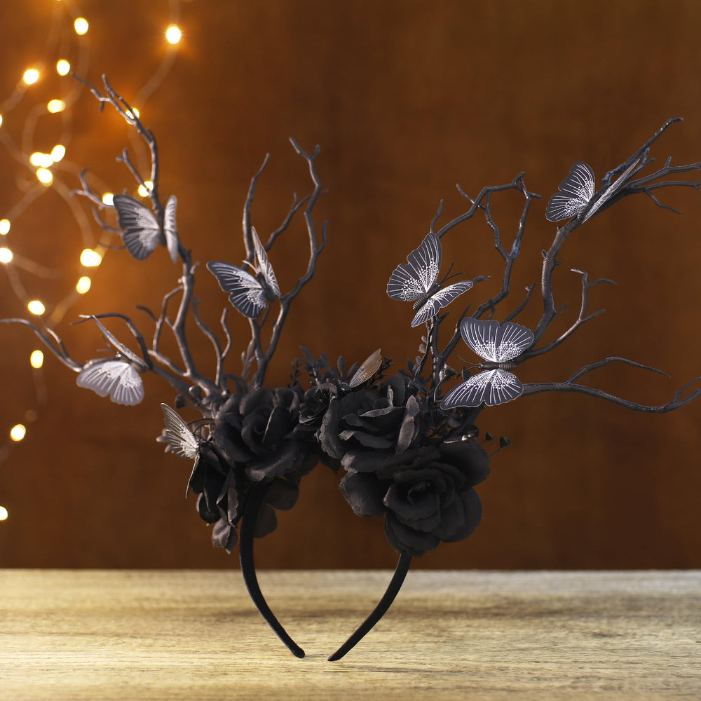 MOSTORY Cosplay Headband at festivals enhances dramatic styling