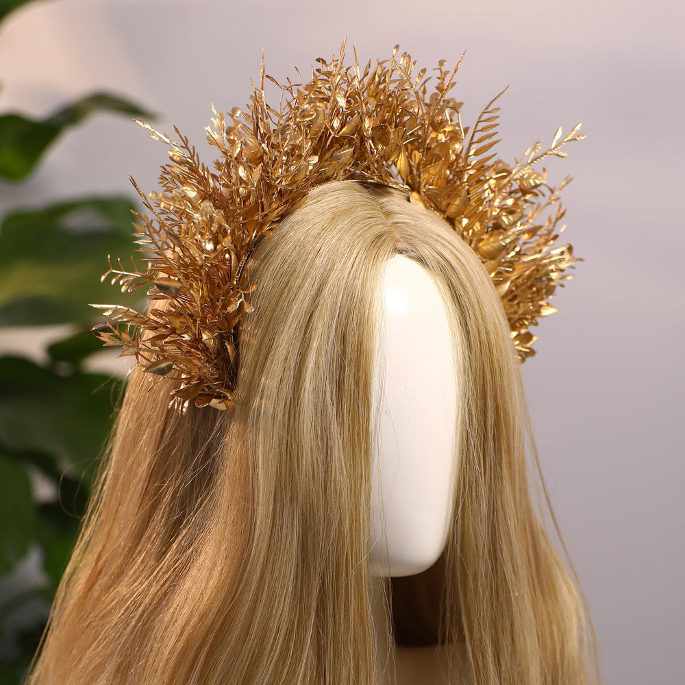 MOSTORY Fairy Goddess-inspired look enhances festivals and Renaissance faire costumes beautifully.